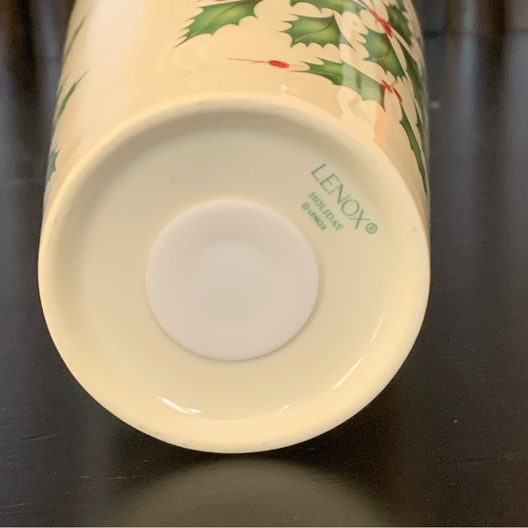 Lenox Holiday Dimension Porcelain Travel Mug with Ceramic Lid - Picture 8 of 8